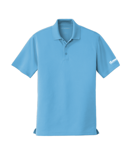 Men's Embroidered DryFit Polo - Blue